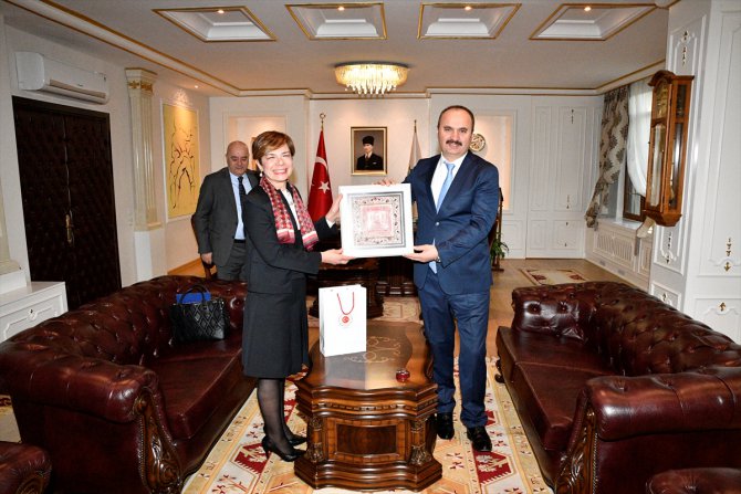 Sofya Büyükelçisi Sekizkök, Edirne Valisi Canalp ile bir araya geldi