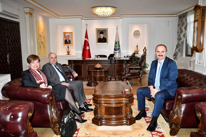 Sofya Büyükelçisi Sekizkök, Edirne Valisi Canalp ile bir araya geldi