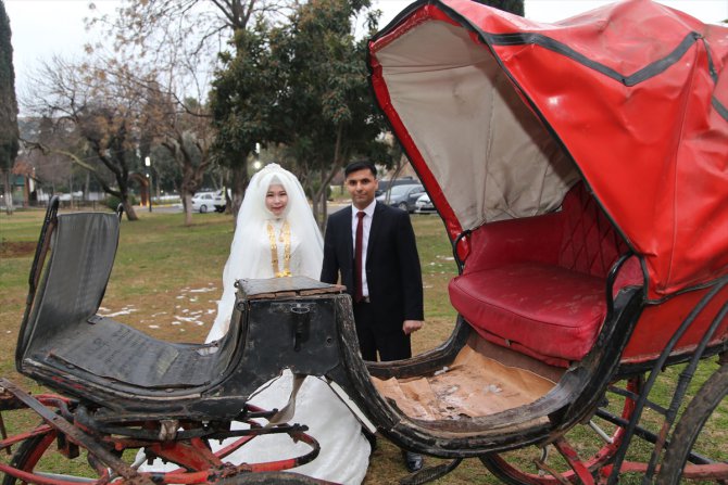 Uçakta başlayan aşk Şanlıurfa'da düğünle taçlandı