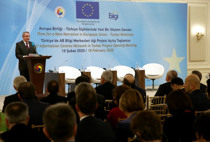 "Türkiye'de AB Bilgi Merkezleri Ağının Desteklenmesi Projesi" açılış etkinliği düzenlendi