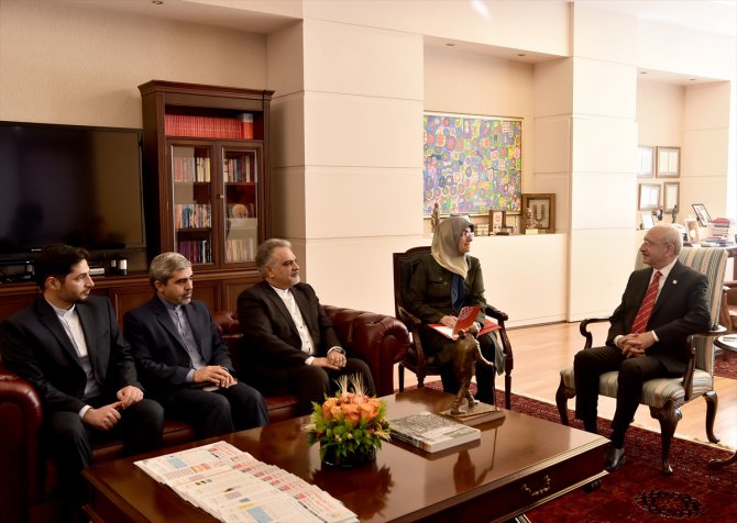 Kılıçdaroğlu, İran'ın Ankara Büyükelçisi Farazmand'ı kabul etti