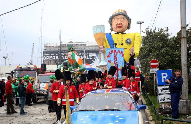 Hırvatistan'da 37. Uluslararası Rijeka Karnavalı düzenlendi