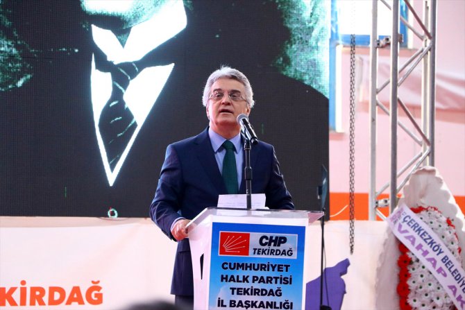 CHP Tekirdağ 37. Olağan İl Kongresi yapıldı