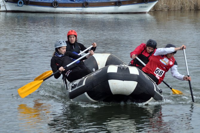 Muğla'da "Okul Sporları Rafting 1. Bölge Yarışları" yapıldı