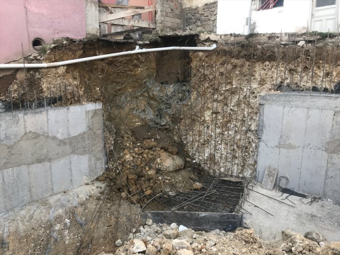 Kocaeli'de inşaatta meydana gelen toprak kaymasında 1 kişi yaralandı