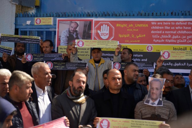 BM yardım çalışanları Gazze'de faaliyetlerinin kısıtlanmasını protesto etti