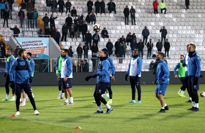 Büyükşehir Belediye Erzurumspor, Hatayspor maçının hazırlıklarını sürdürdü