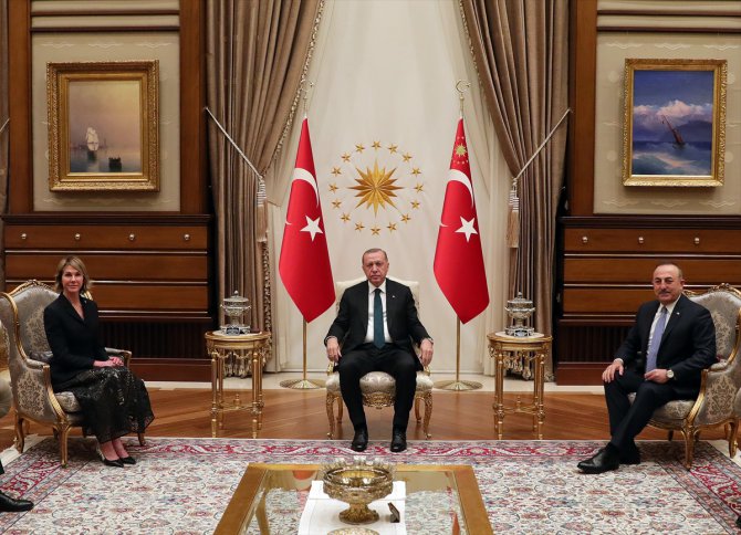 Cumhurbaşkanı Erdoğan, ABD'nin BM Daimi Temsilcisi Craft'ı kabul etti