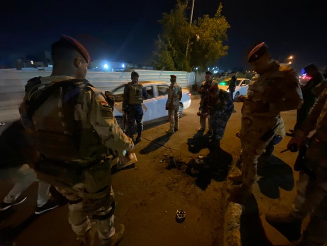 Bağdat'ta polis karargahına füze saldırısı