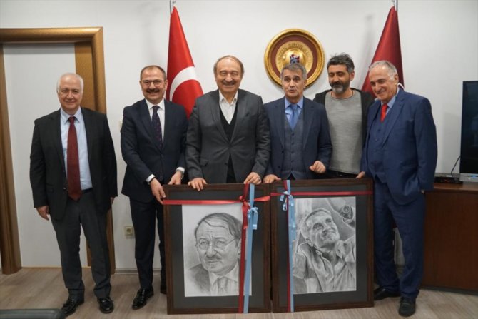A Milli Takım Teknik Direktörü Şenol Güneş'ten Trabzonspor'a ziyaret