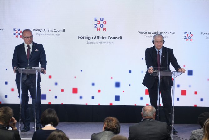 AB Dışışleri Bakanları olağanüstü toplantısı Hırvatistan'da yapıldı