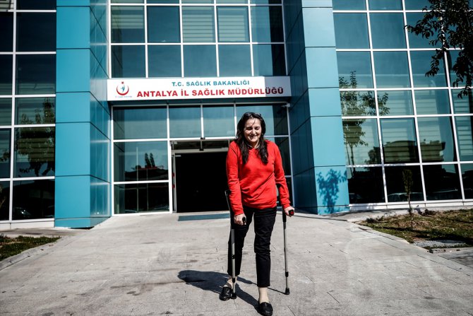 Engelli doktor Hülya'nın kansere karşı azim dolu mücadelesi