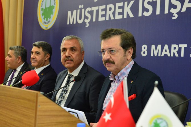 TOBB Başkanı Hisarcıklıoğlu, Şanlıurfa'da "İş Dünyası Müşterek İstişare Toplantısı"nda konuştu: