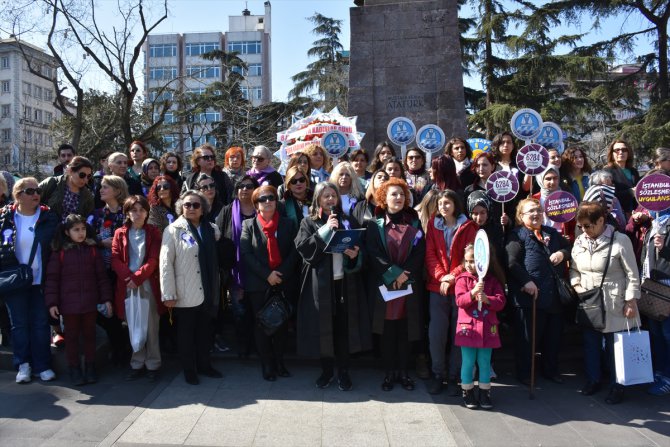 Trabzon ve Gümüşhane'de Dünya Kadınlar Günü etkinlikleri düzenlendi