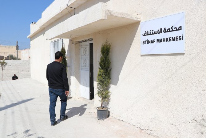 Terörden arındırılan Tel Abyad'da adliye binası hizmete açıldı
