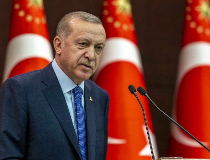 Erdoğan, Koronavirüsle Mücadele Eş Güdüm Toplantısı sonrası basın toplantısı düzenledi: (4)
