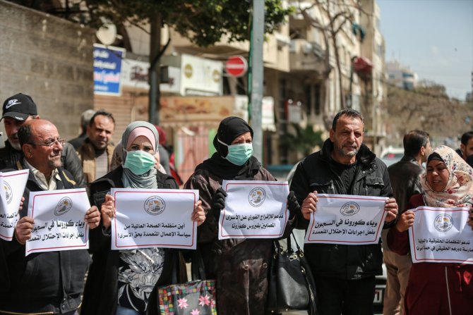 Filistinli gruplardan "tutukluların koronavirüsten korunması için İsrail'e baskı" çağrısı