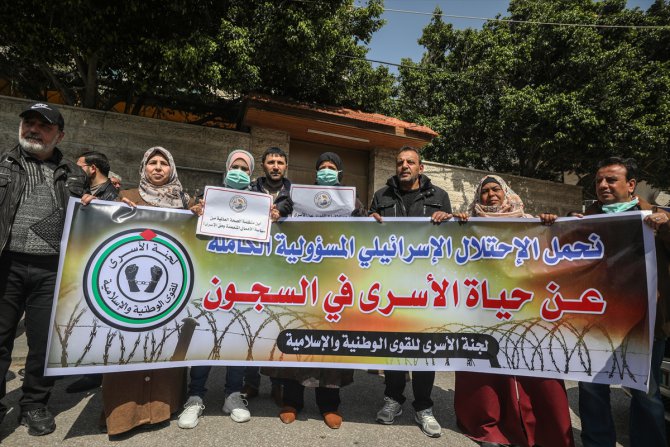 Filistinli gruplardan "tutukluların koronavirüsten korunması için İsrail'e baskı" çağrısı