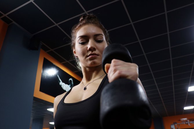Şampiyon fitness sporcusu Merve Yıldırım'ın hedefi uluslararası başarı
