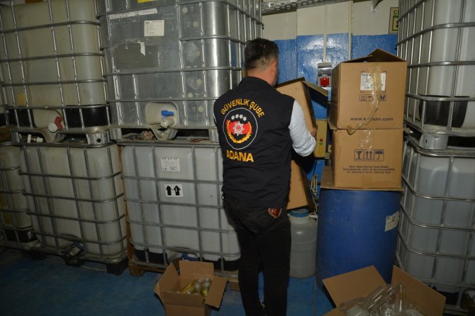 Adana'da sahte temizlik maddesi ve kişisel bakım ürünü operasyonu