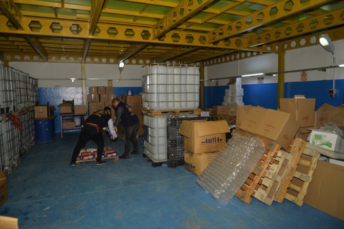 Adana'da sahte temizlik maddesi ve kişisel bakım ürünü operasyonu