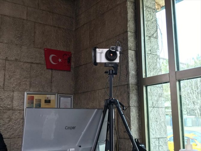 TBMM'de koronavirüse karşı termal kamera uygulamasına başlandı