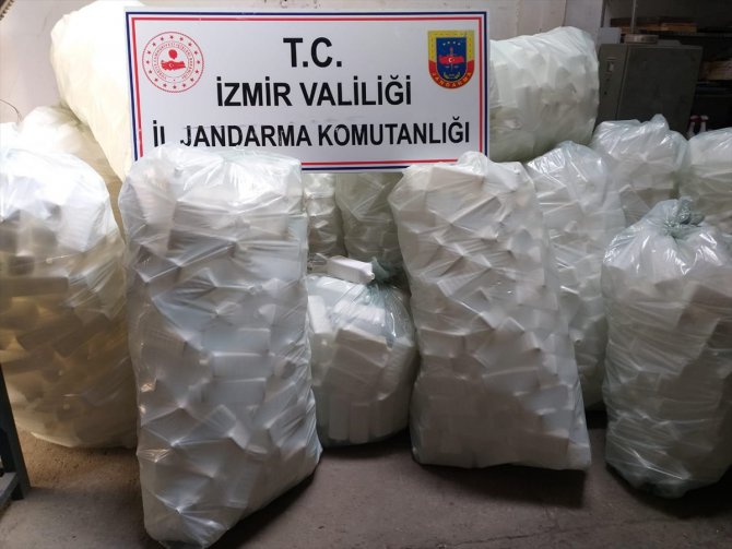İzmir'de 2 bin 500 litre sahte dezenfektan ele geçirildi
