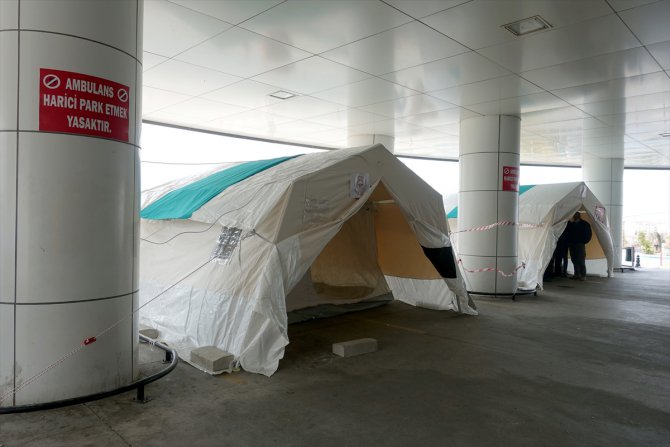 Kırklareli'nde koronavirüs tespitinde ilk değerlendirme AFAD çadırlarında yapılacak