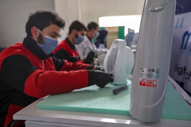 Van'da üretilen hava dezenfekte cihazına yoğun ilgi