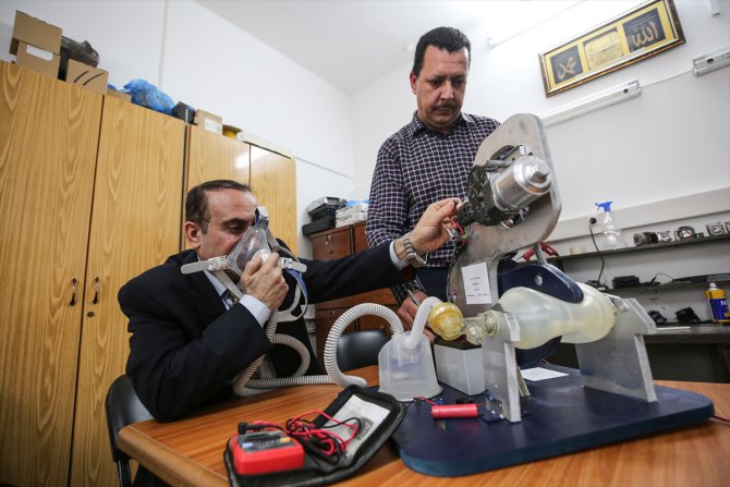Filistin'de yerli solunum cihazı üretimi için kollar sıvandı