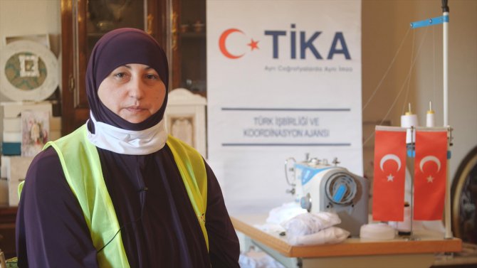 TİKA'dan Sırbistan'da maske ve dezenfektan üretimi projesine destek