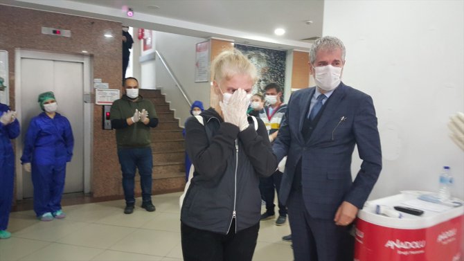 Zonguldak'ta koronavirüsü yenen 17 hasta taburcu edildi