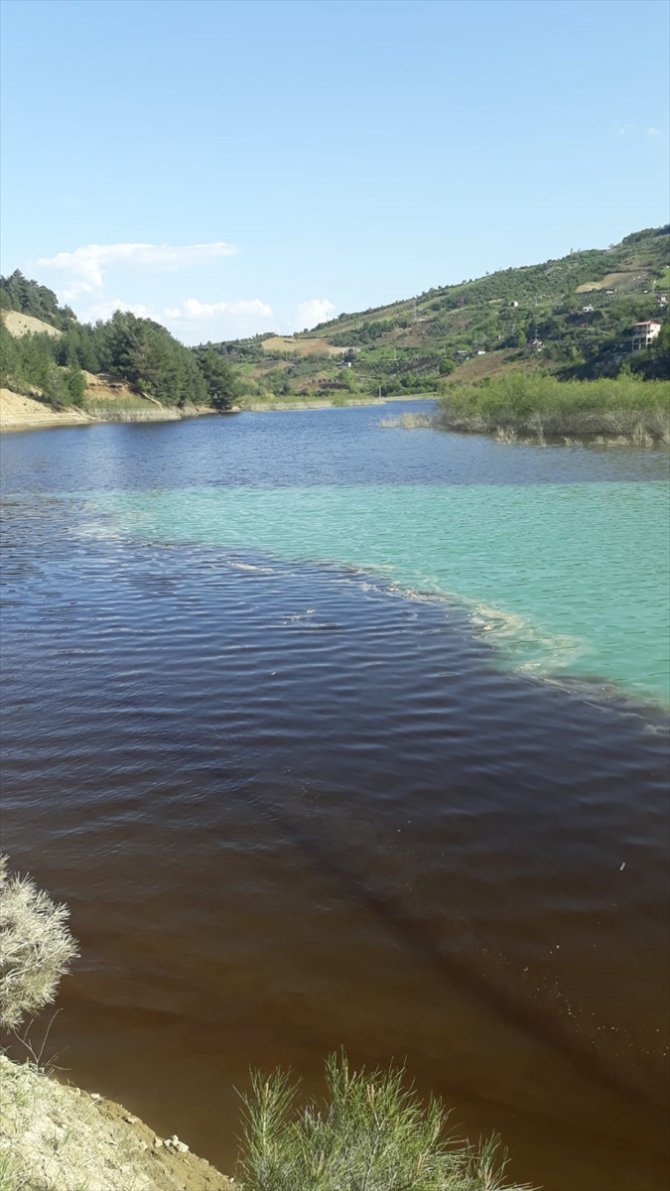 Kahramanmaraş'ta Sır Barajı göletindeki renk değişimiyle ilgili inceleme başlatıldı