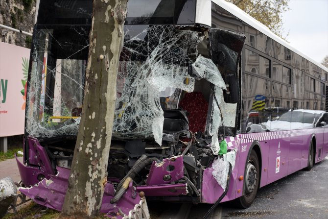 Beşiktaş'ta zincirleme trafik kazası: 3 yaralı