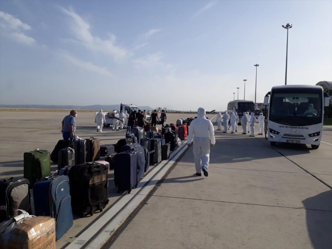 Suudi Arabistan'dan getirilen 160 kişi Hatay'da karantinaya alındı