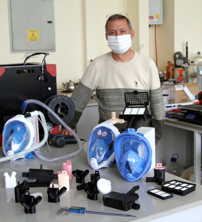 TÜ'de koruyucu maskeler için filtre sistemi üretildi