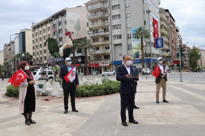 İzmir ve Denizli'de sosyal mesafeli 1 Mayıs açıklaması