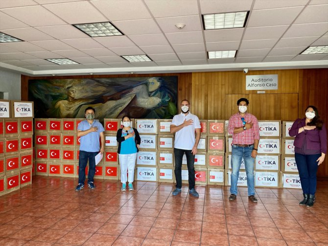 TİKA'dan Meksika'da Kovid-19'la mücadeleye destek