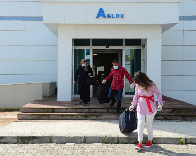 Almanya'dan getirilen Türk vatandaşlarının Giresun'daki karantina süresi tamamlandı
