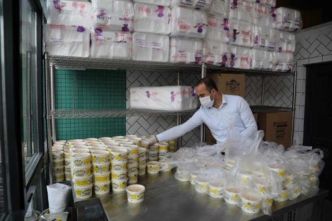 Gaziantep'te bin 500 ailenin evine düzenli olarak iftarlık götürülüyor