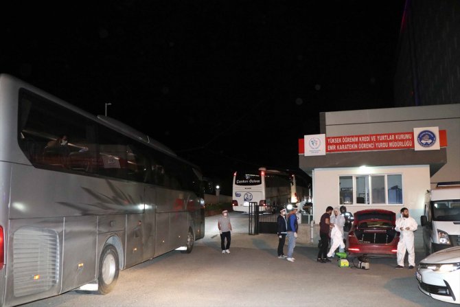 Kuveyt'ten getirilen 276 Türk vatandaşı Çankırı'da yurda yerleştirildi