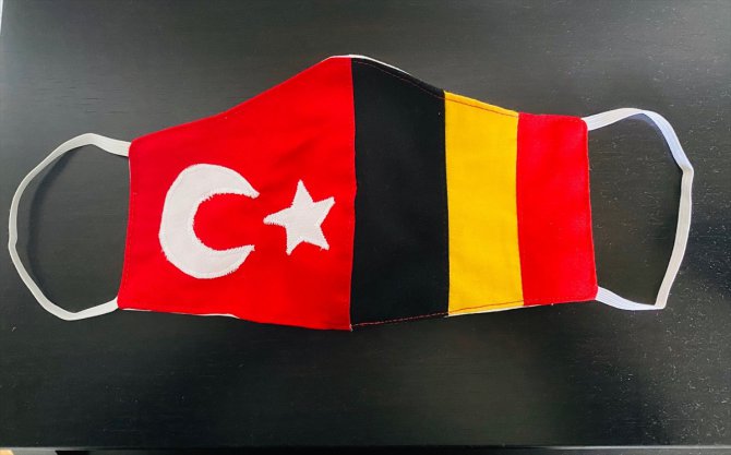 Türkiye'den Belçika'daki Liege Valiliğine maske yardımı