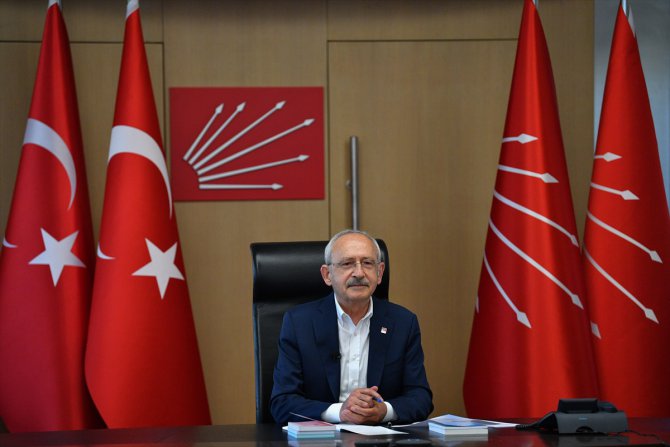 CHP Genel Başkanı Kılıçdaroğlu, esnaf temsilcileriyle video konferansla görüştü:
