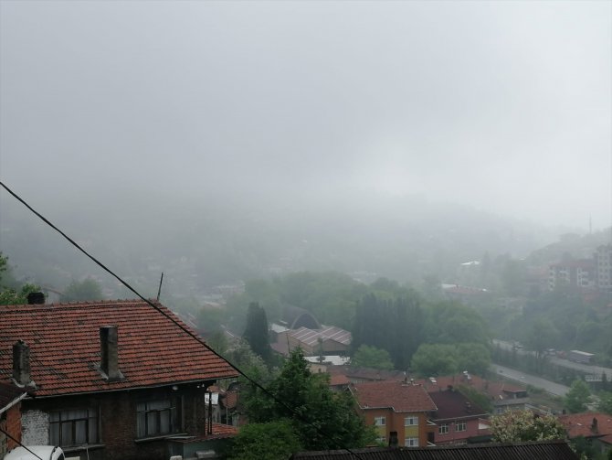 Zonguldak'ta sis nedeniyle görüş mesafesi 15 metreye düştü