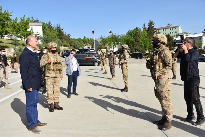 İçişleri Bakanı Soylu, Çakırsöğüt Jandarma Tugay Komutanlığında konuştu: