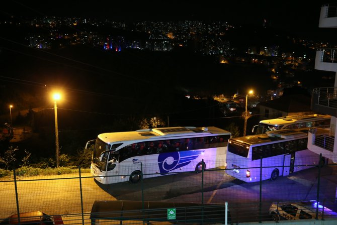 ABD'den Türkiye'ye getirilen 288 Türk vatandaşı Trabzon'daki yurda yerleştirildi
