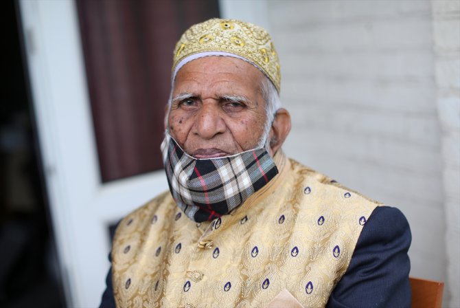 İngiltere'de 100 yaşındaki Müslüman'dan Kovid-19 kurbanları için "Günde 100 Adım" kampanyası