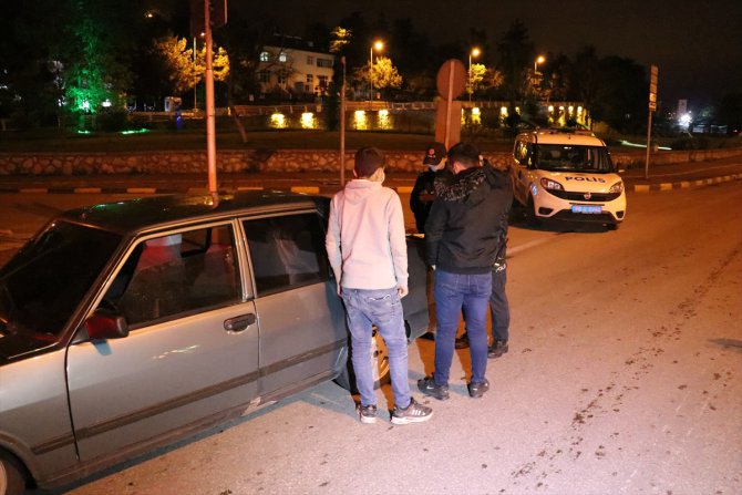 Karabük'te sokağa çıkma kısıtlamasına uymayanlara ceza