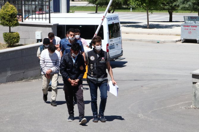 Karaman'da uyuşturucu operasyonunda yakalanan zanlı tutuklandı