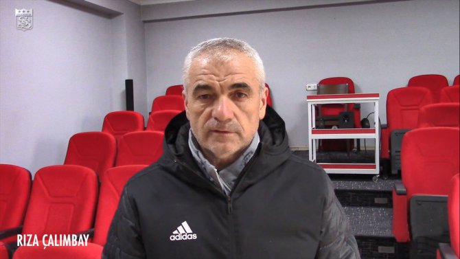 Sivasspor'da teknik direktör Çalımbay ve futbolculardan videolu bayram kutlaması